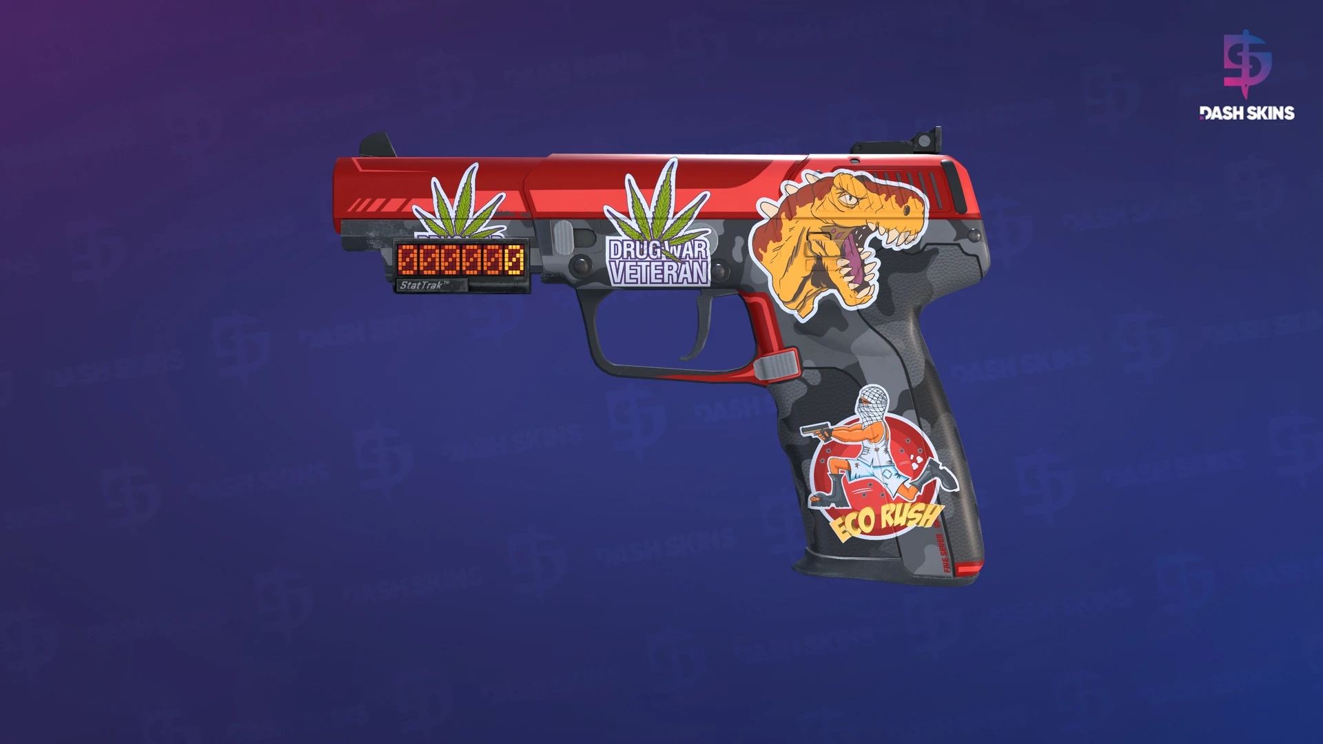 StatTrak™ Five-SeveN | Urban Hazard (Minimal Wear) Screenshot Playside