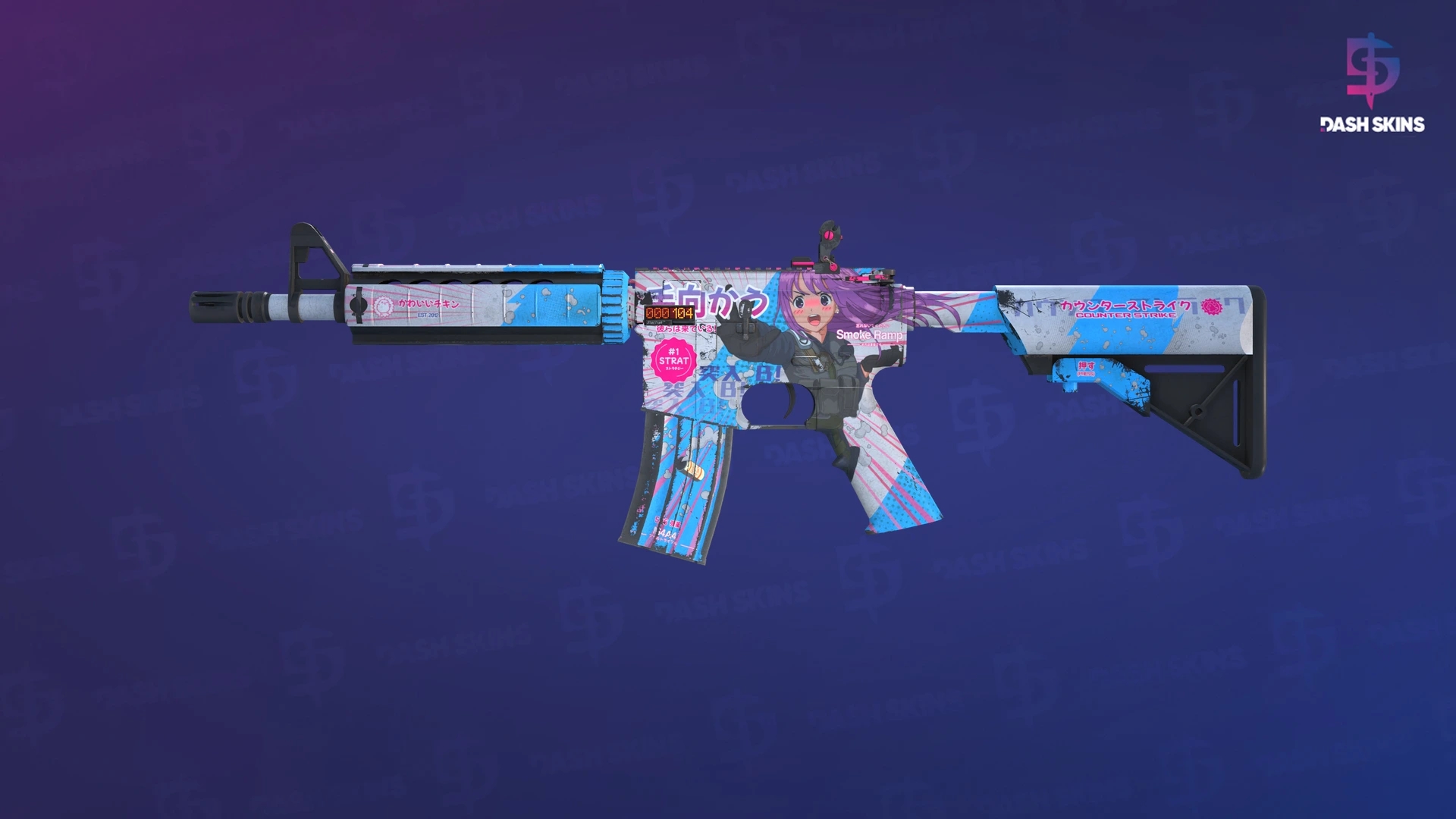 StatTrak™ M4A4 | Temukau (Field-Tested) Screenshot Playside