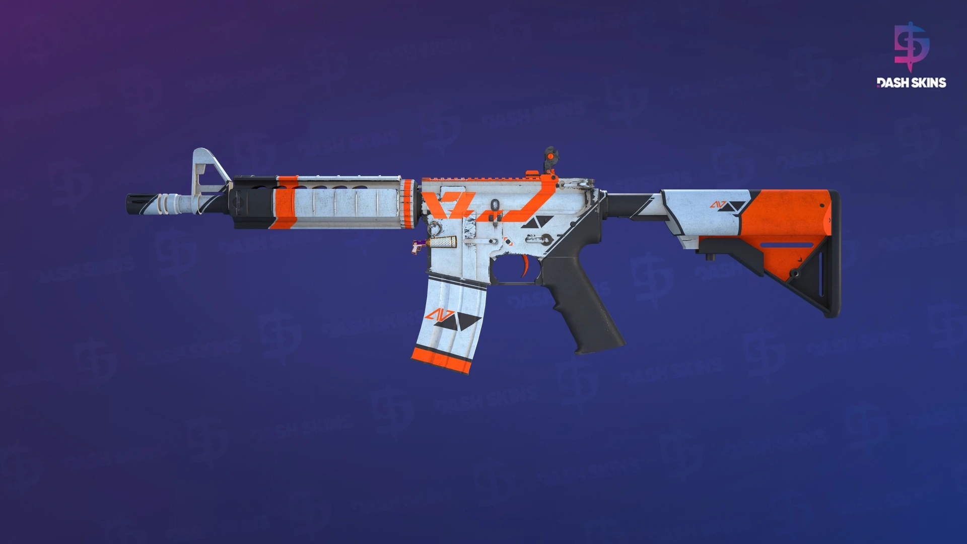 M4A4 | Asiimov (Well-Worn) Screenshot Playside