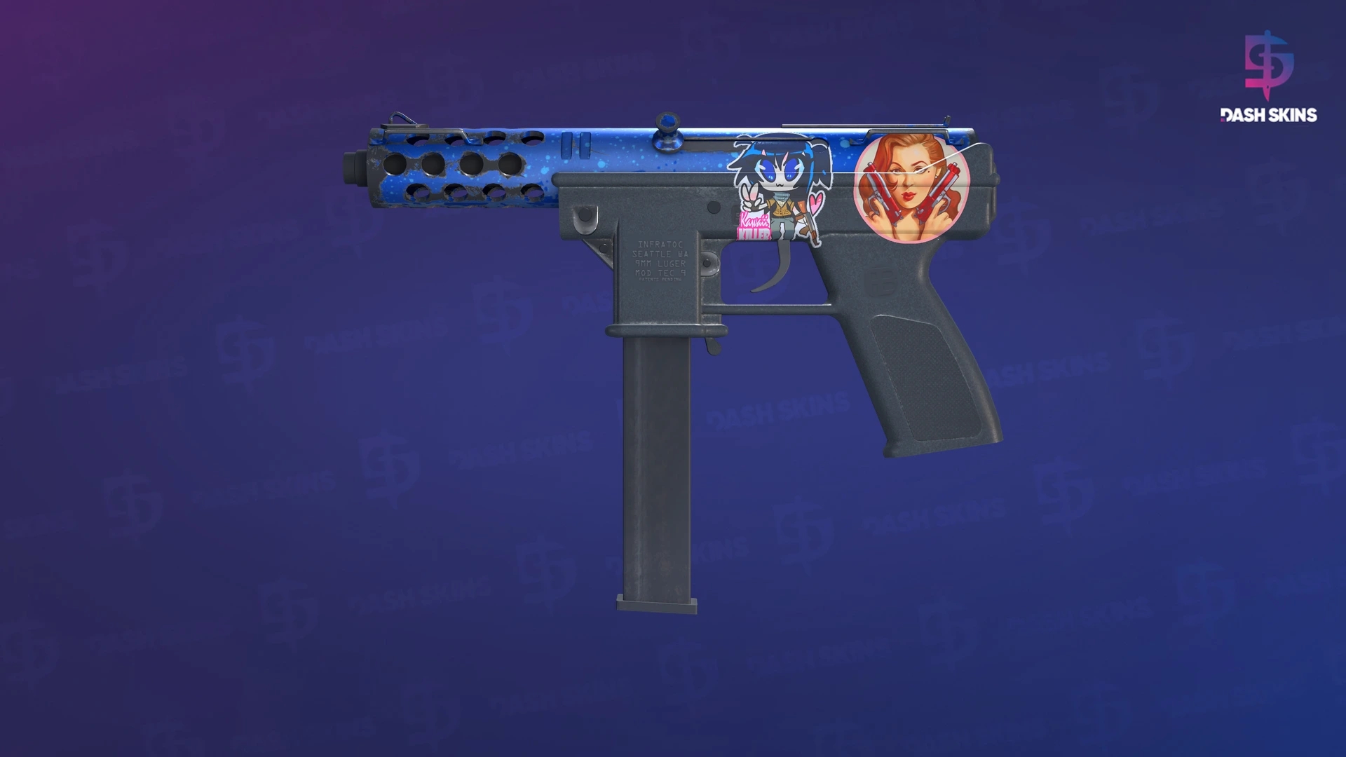 Tec-9 | Ice Cap (Field-Tested) Screenshot Playside