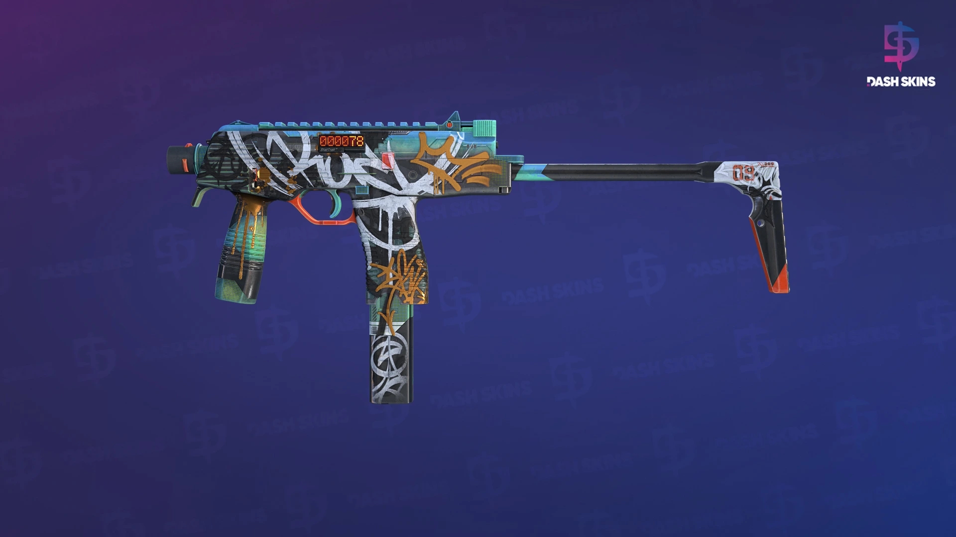 StatTrak™ MP9 | Urban Sovereign (Minimal Wear) Screenshot Playside