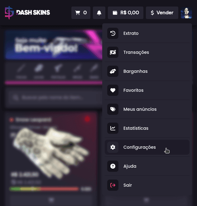 Como comprar itens? E quais as formas de pagamento? - Passo 2 (Desktop)