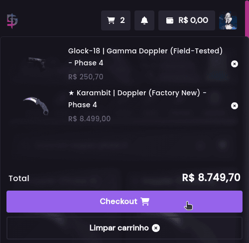 Como comprar itens? E quais as formas de pagamento? - Passo 5 (Mobile)