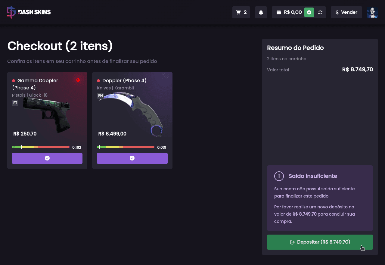 Como comprar itens? E quais as formas de pagamento? - Passo 6 (Desktop)