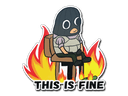 Sticker | This Is Fine (T)