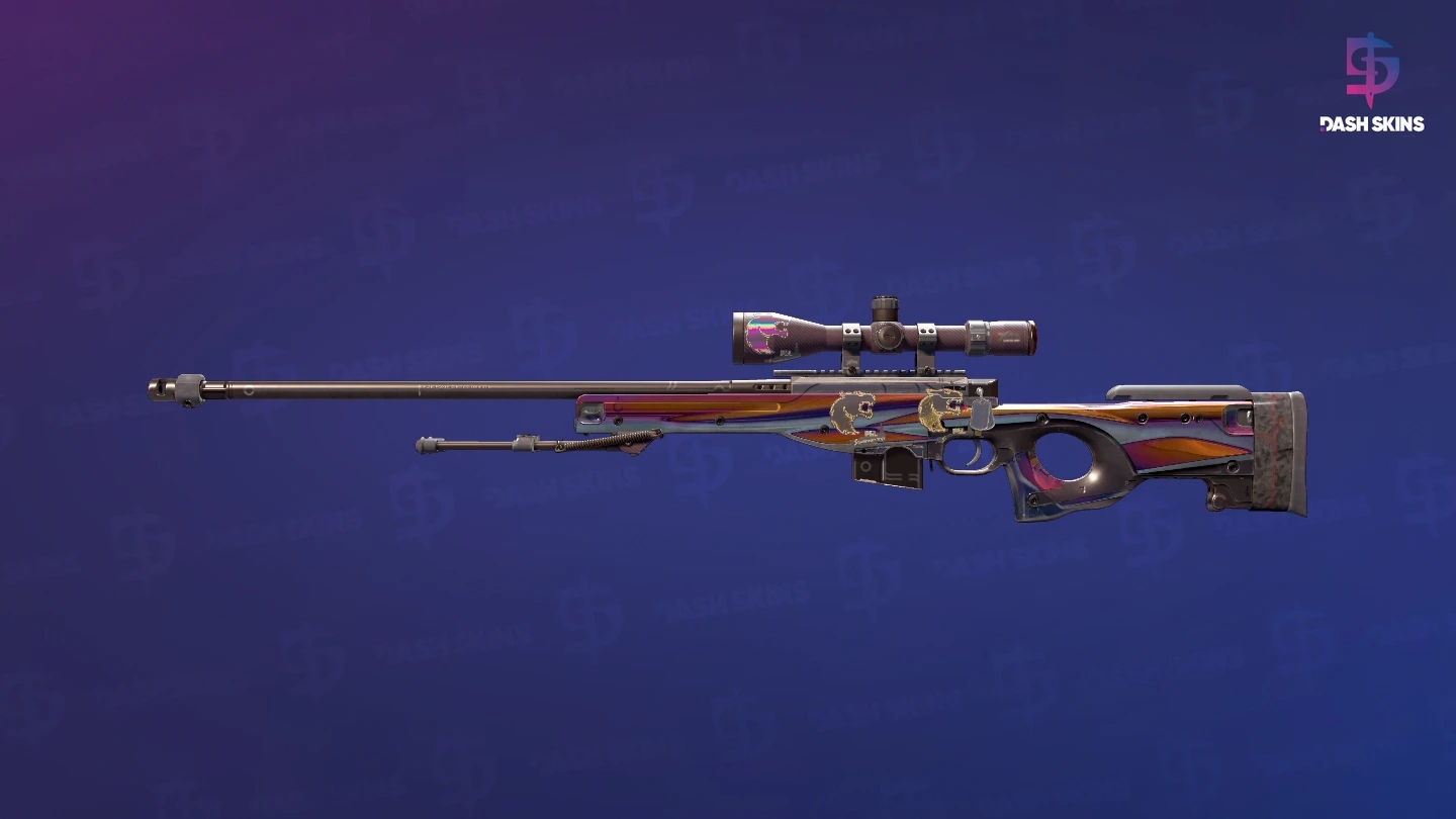 AWP | Chrome Cannon (Well-Worn) Screenshot Playside