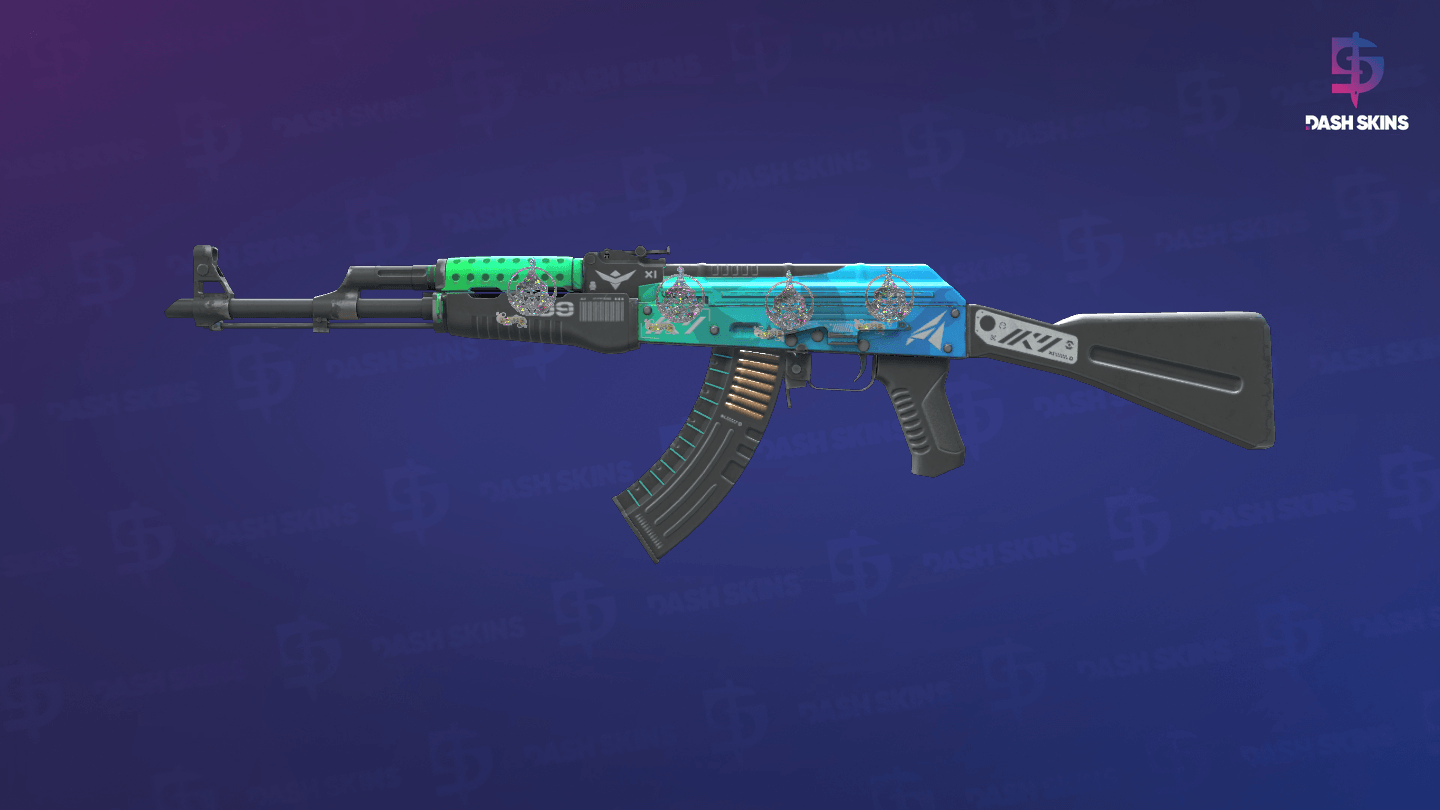 AK-47 | Ice Coaled (Field-Tested) Screenshot Playside