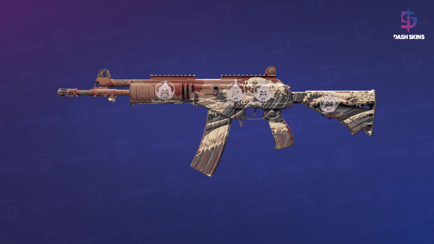 Galil AR | Crimson Tsunami (Field-Tested) Screenshot Playside