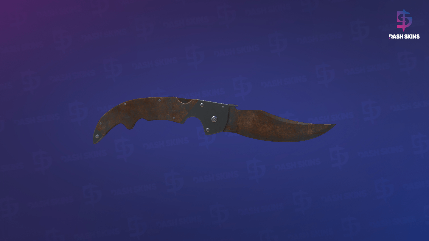 ★ Falchion Knife | Rust Coat (Battle-Scarred) Screenshot Playside
