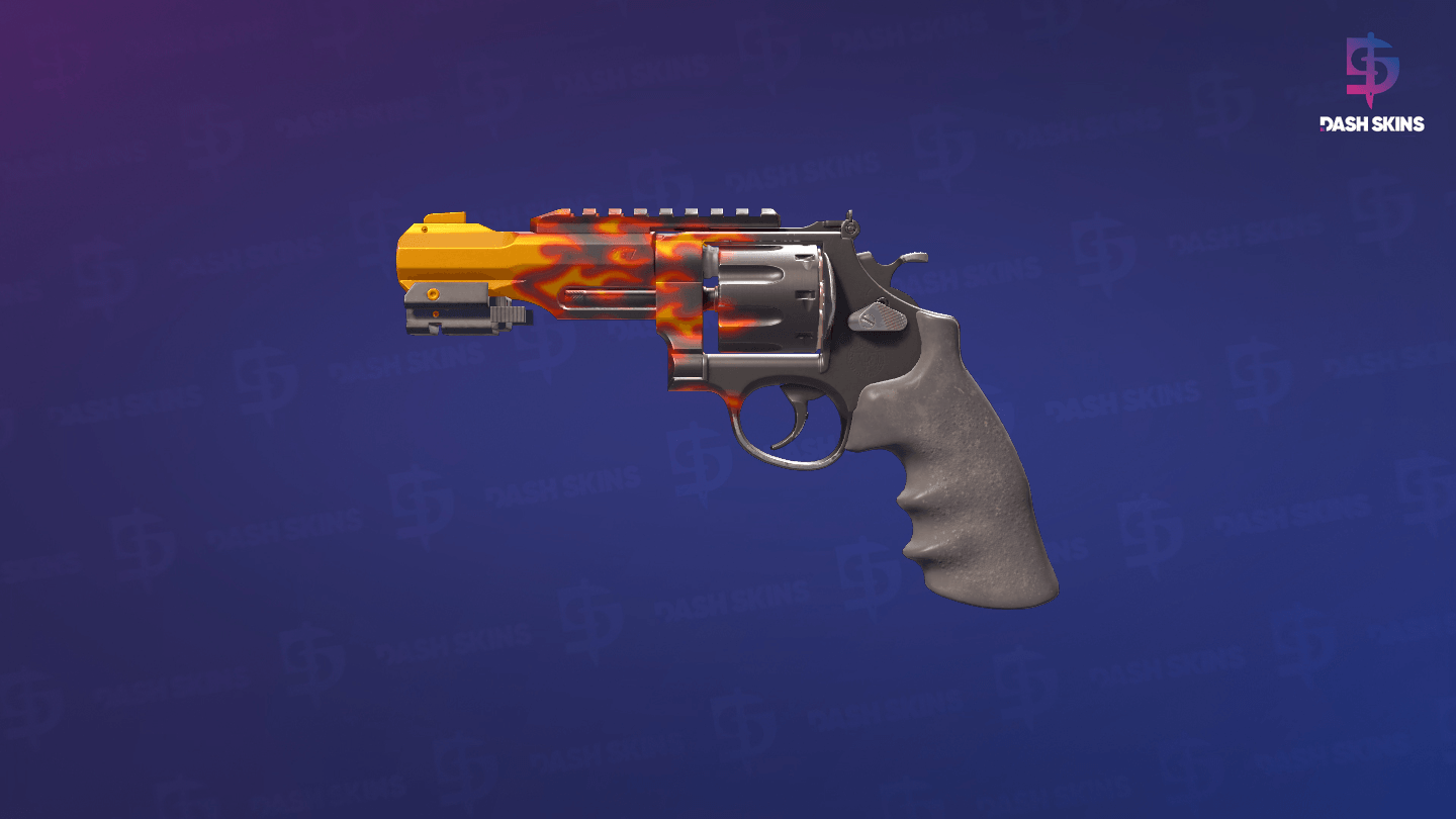 R8 Revolver | Blaze (Minimal Wear) Screenshot Playside
