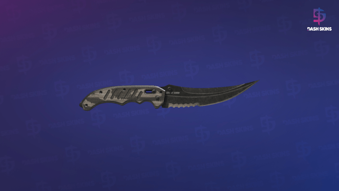 ★ Flip Knife | Black Laminate (Battle-Scarred) Screenshot Playside