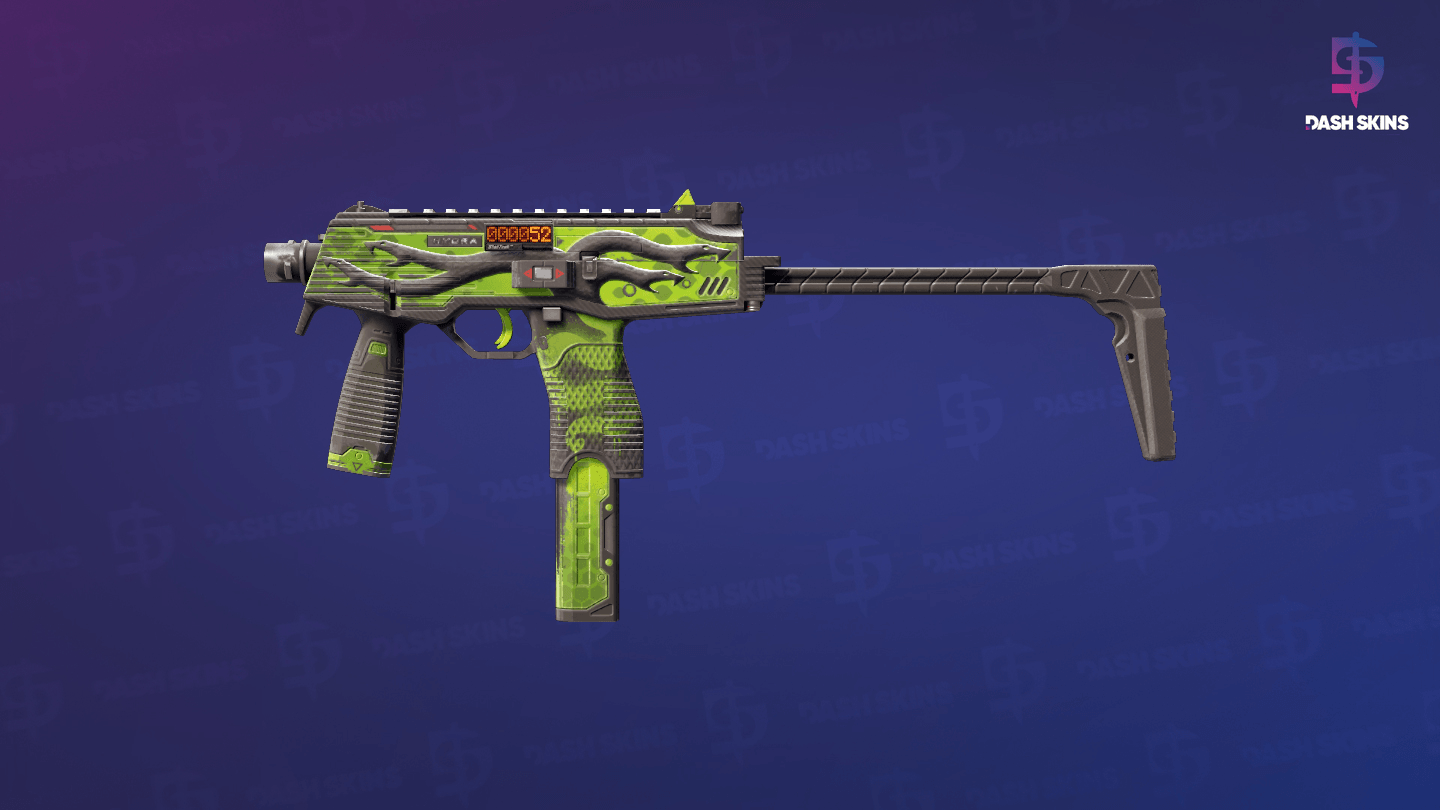 StatTrak™ MP9 | Hydra (Well-Worn) Screenshot Playside