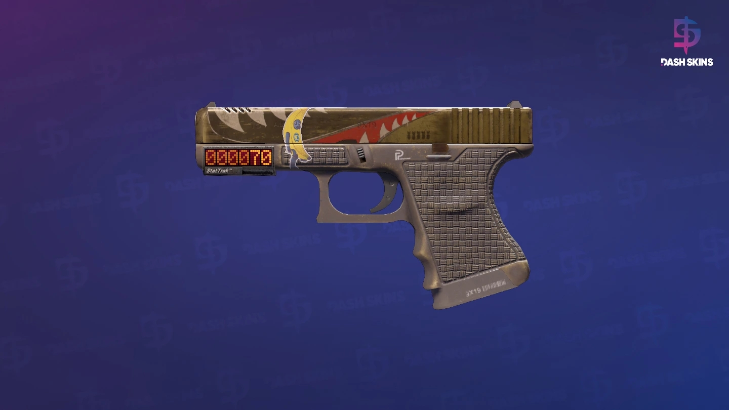 StatTrak™ Glock-18 | Warhawk (Field-Tested) Screenshot Playside