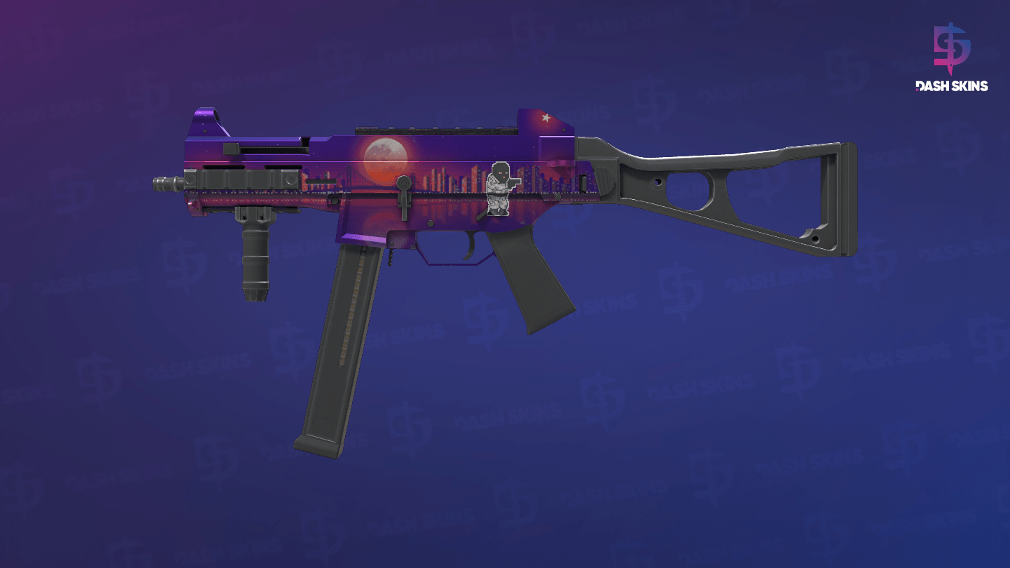 UMP-45 | Moonrise (Factory New) Screenshot Playside