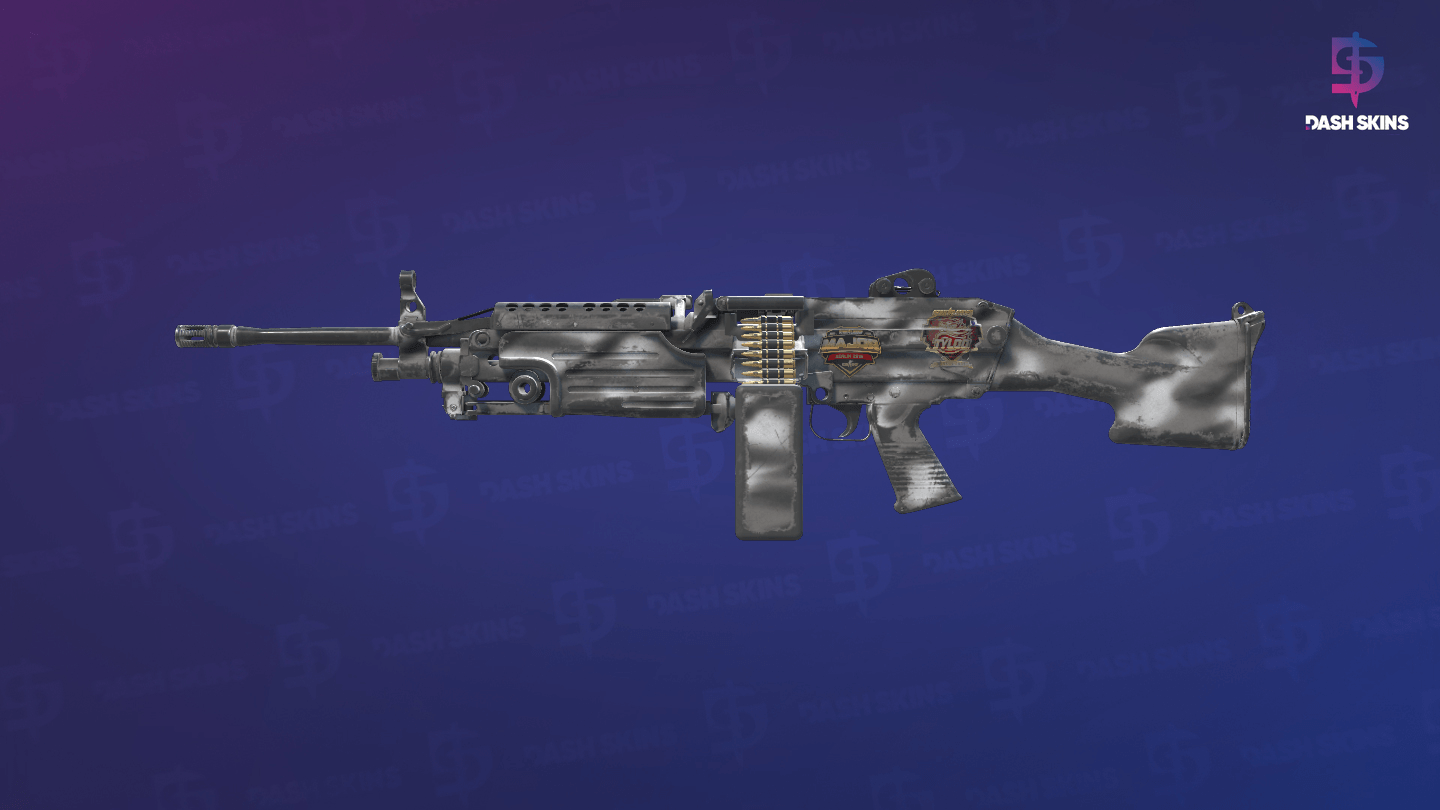 Souvenir M249 | Contrast Spray (Well-Worn) Screenshot Playside
