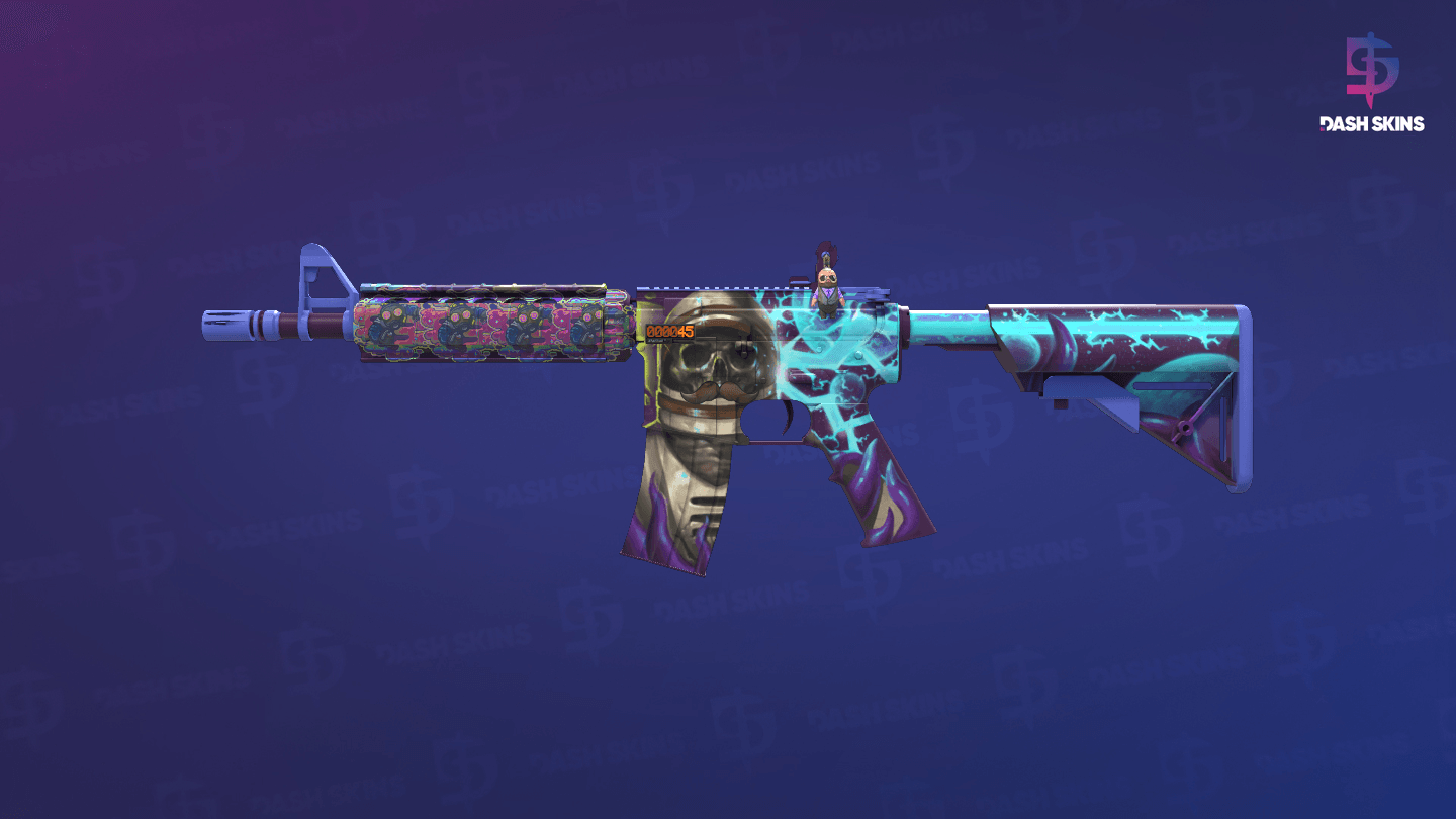 StatTrak™ M4A4 | Desolate Space (Minimal Wear) Screenshot Playside