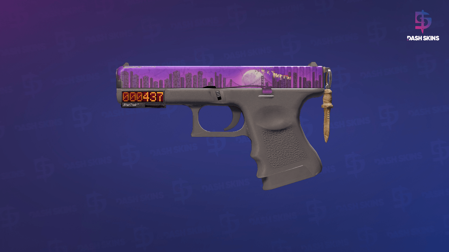StatTrak™ Glock-18 | Moonrise (Field-Tested) Screenshot Playside