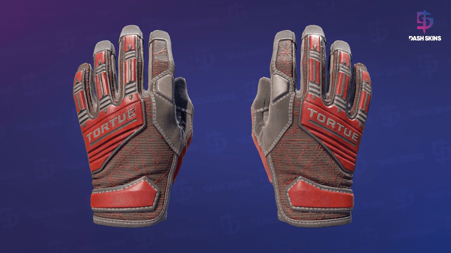 ★ Specialist Gloves | Crimson Web (Minimal Wear) Screenshot Playside