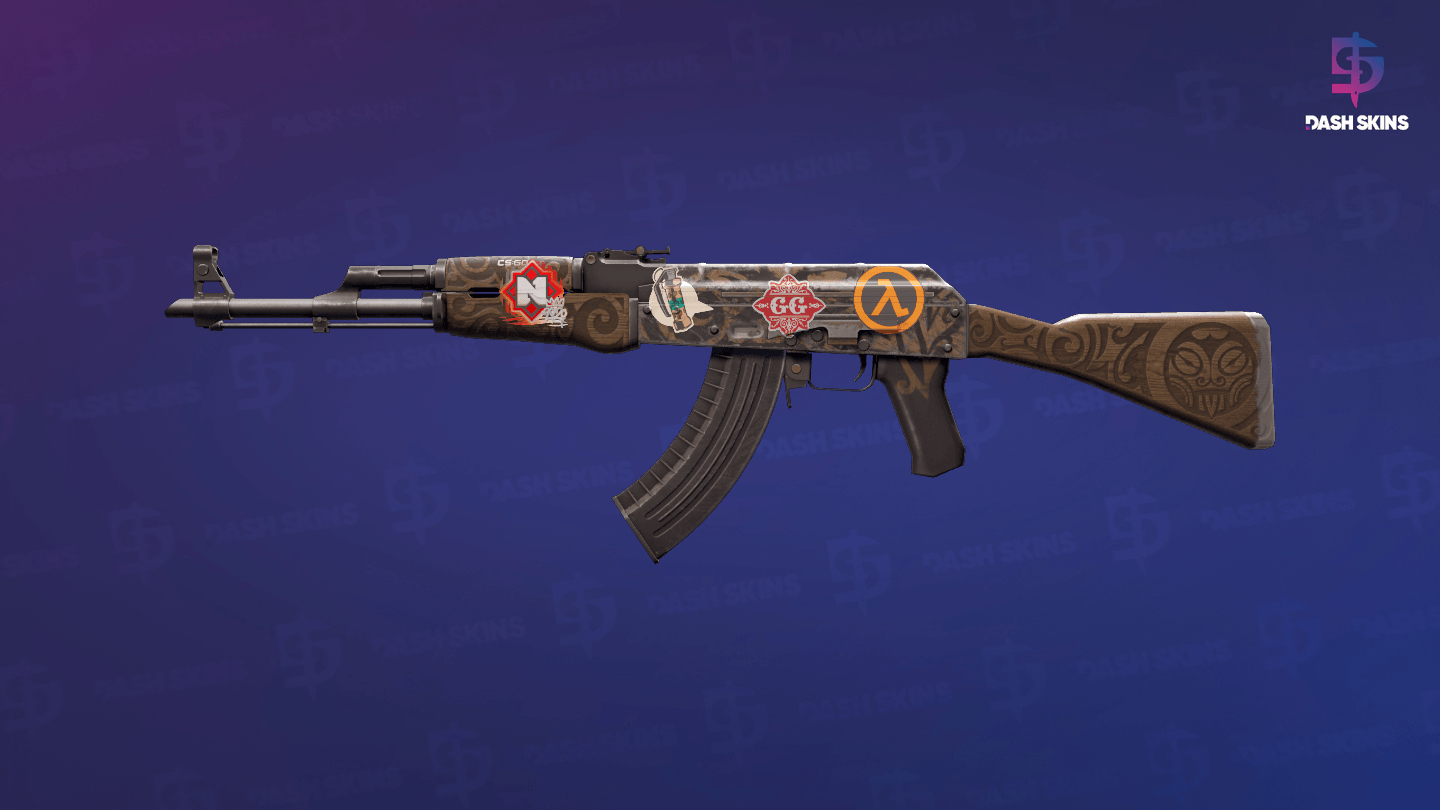 AK-47 | Uncharted (Battle-Scarred) Screenshot Playside