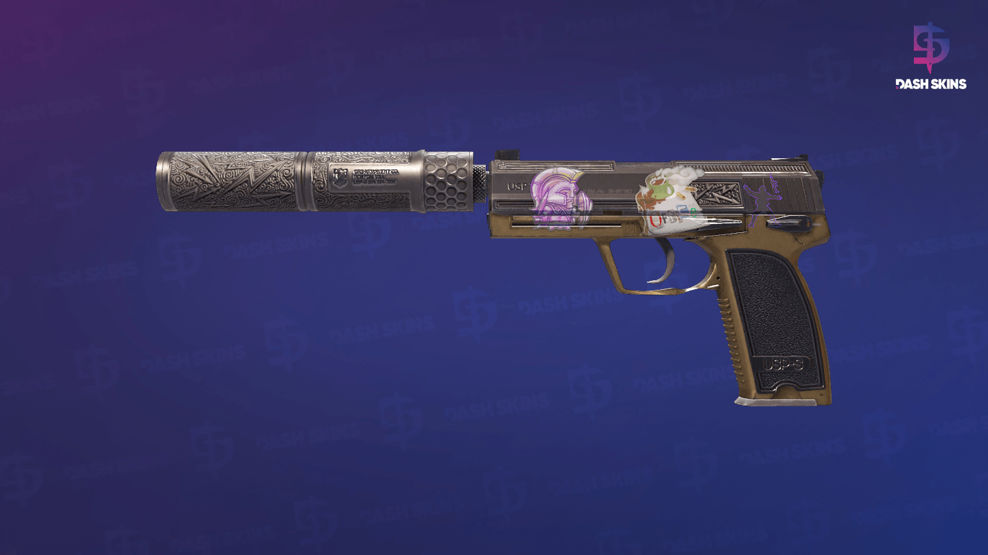 USP-S | Lead Conduit (Well-Worn) Screenshot Playside