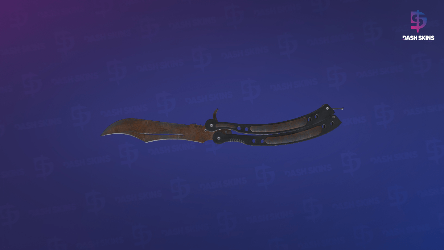 ★ Butterfly Knife | Rust Coat (Battle-Scarred) Screenshot Playside