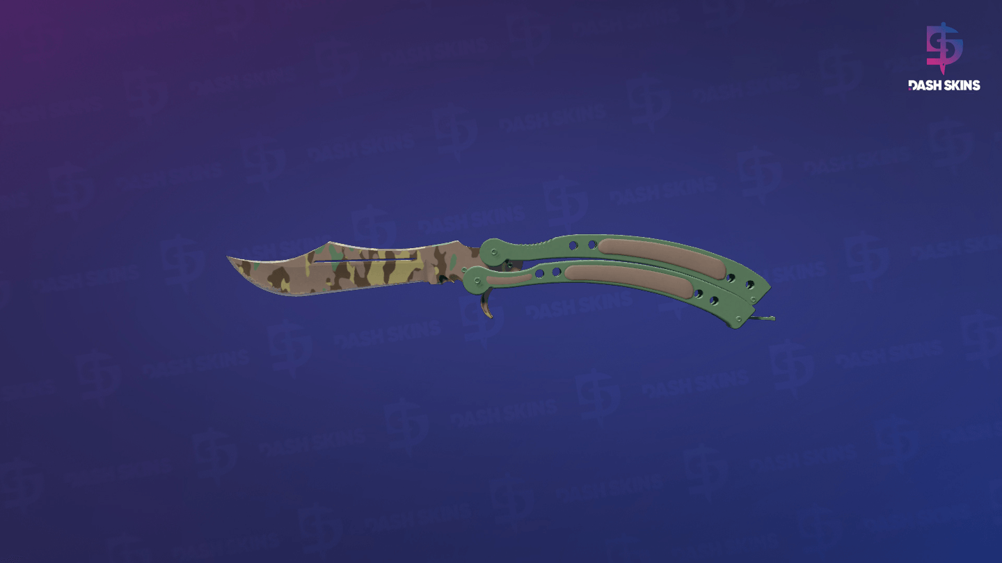 ★ Butterfly Knife | Boreal Forest (Minimal Wear) Screenshot Playside