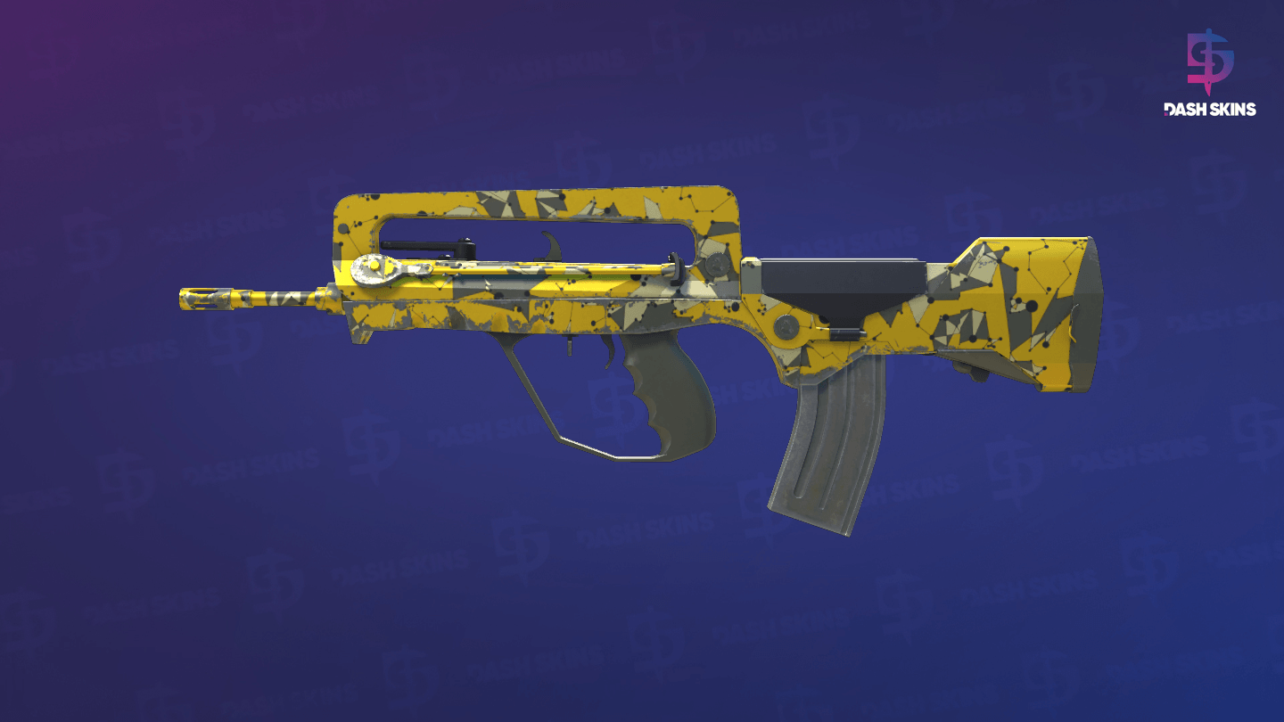 FAMAS | Neural Net (Factory New) Screenshot Playside