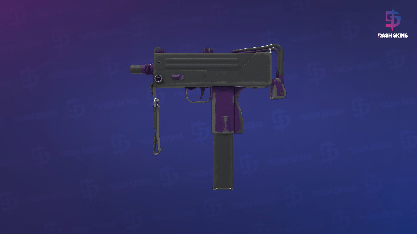 MAC-10 | Ultraviolet (Battle-Scarred) Screenshot Playside