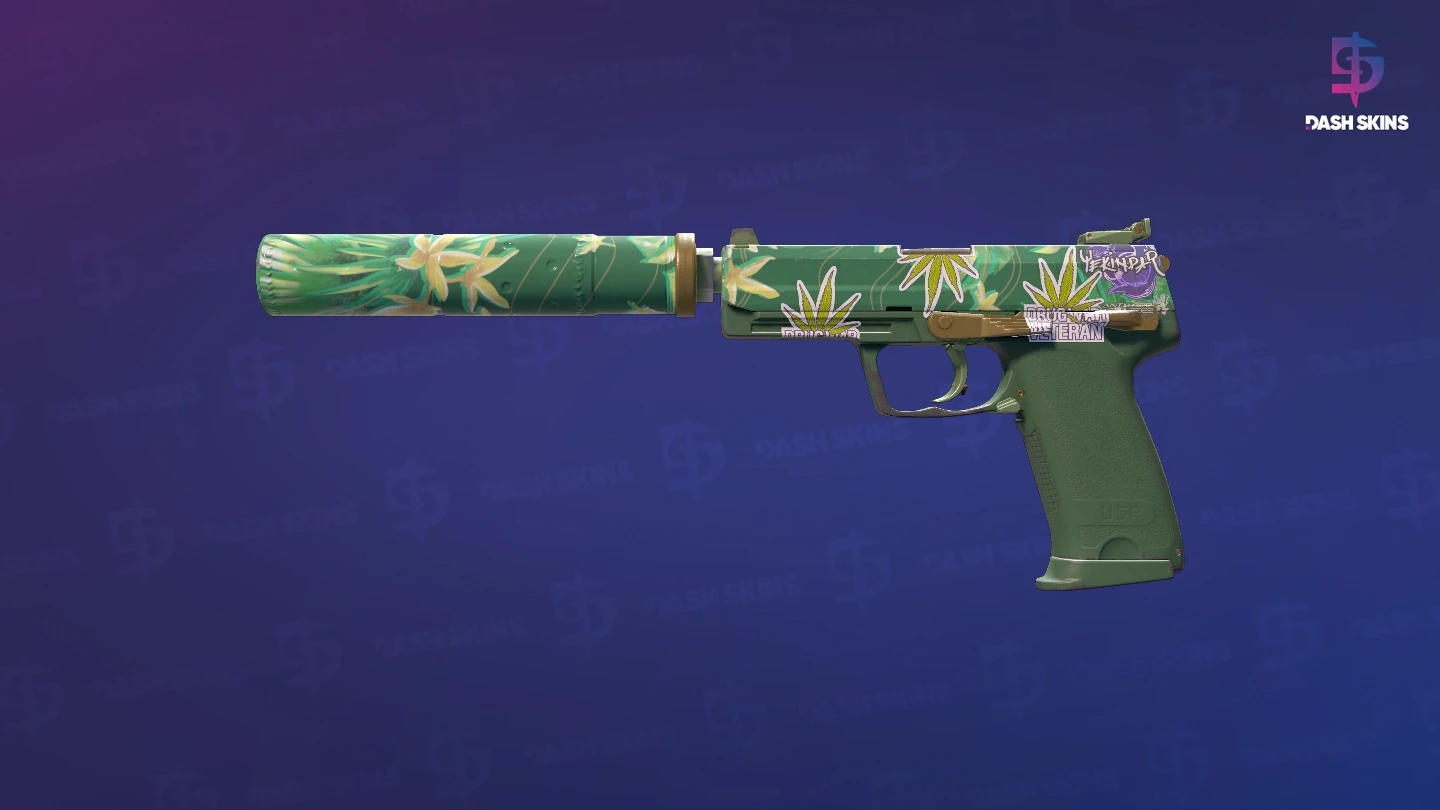 USP-S | Tropical Breeze (Minimal Wear) Screenshot Playside