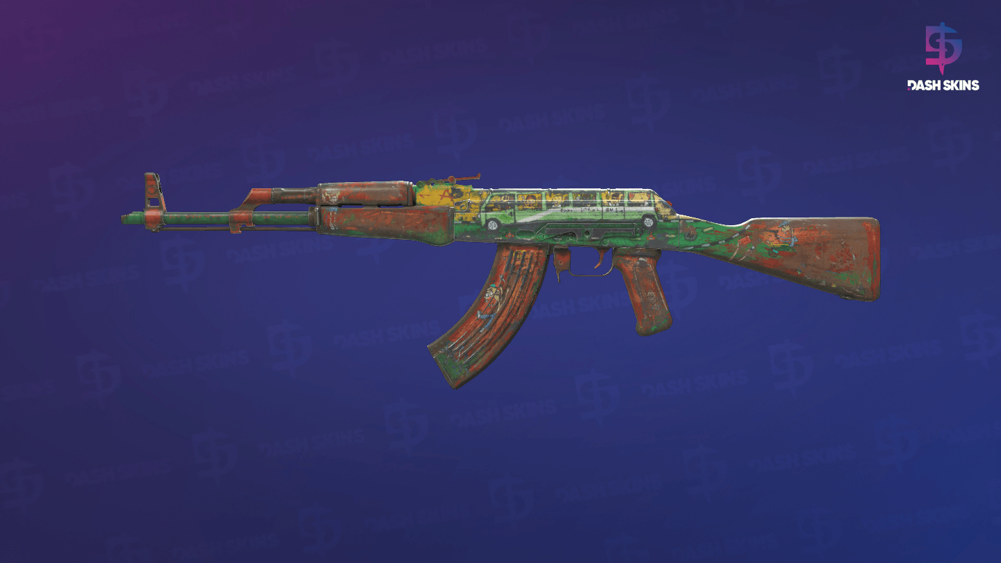 AK-47 | The Outsiders (Battle-Scarred) Screenshot Playside
