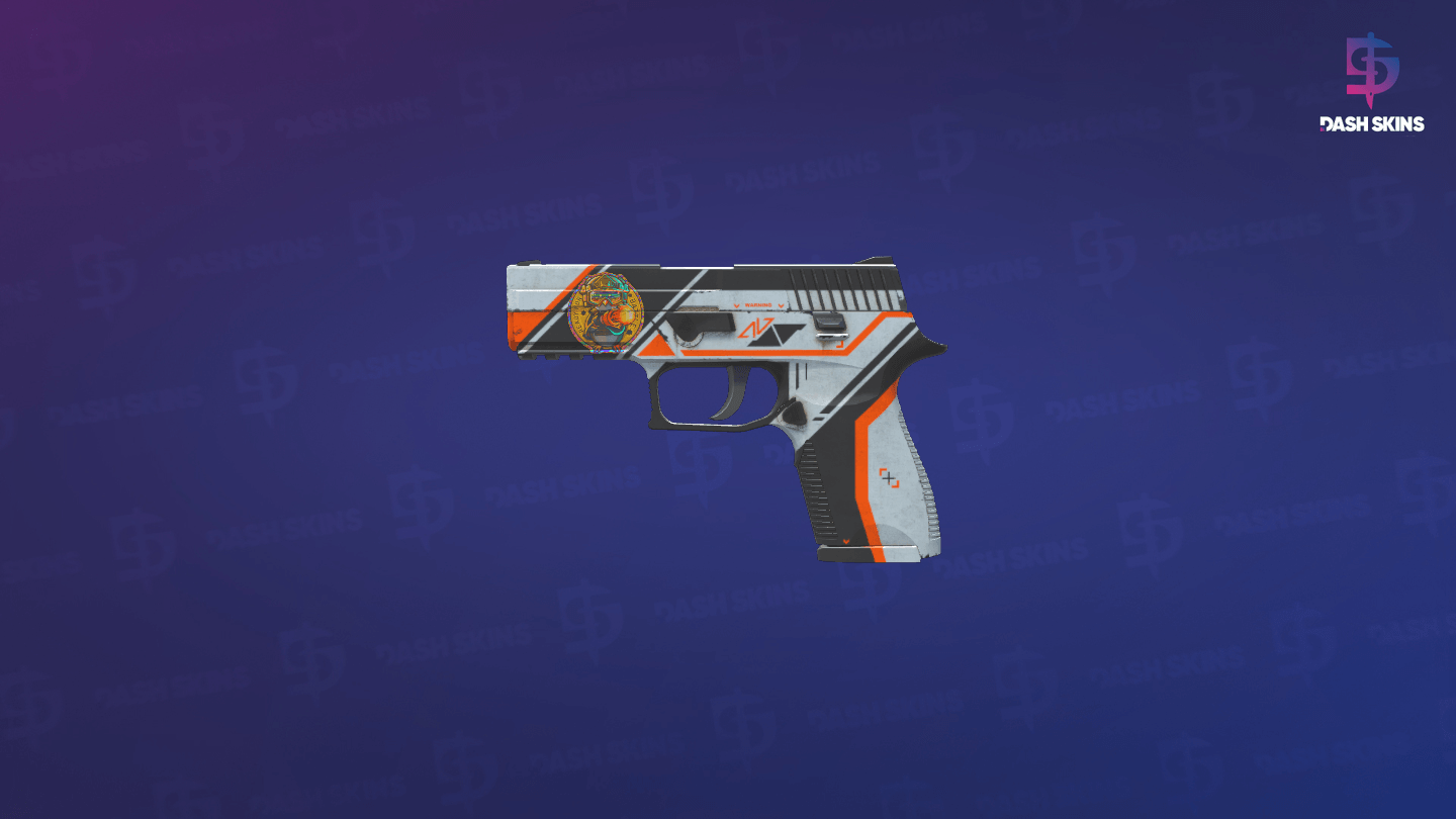 P250 | Asiimov (Well-Worn) Screenshot Playside