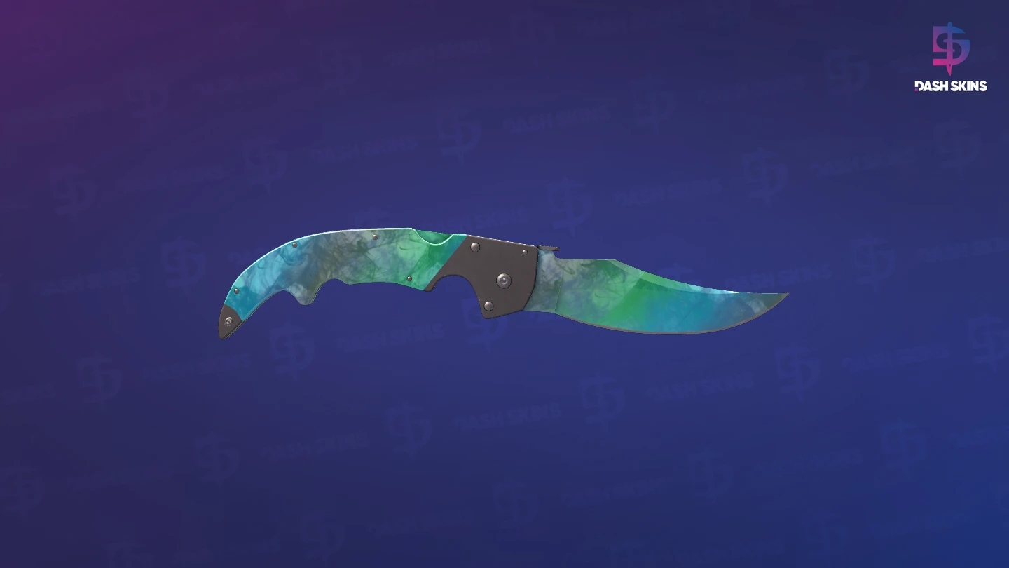 ★ Falchion Knife | Gamma Doppler (Factory New) - Phase 3 Screenshot Playside