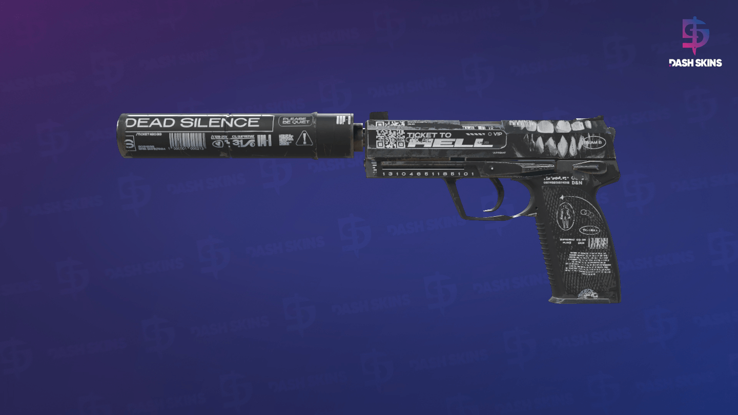 USP-S | Ticket to Hell (Field-Tested) Screenshot Playside