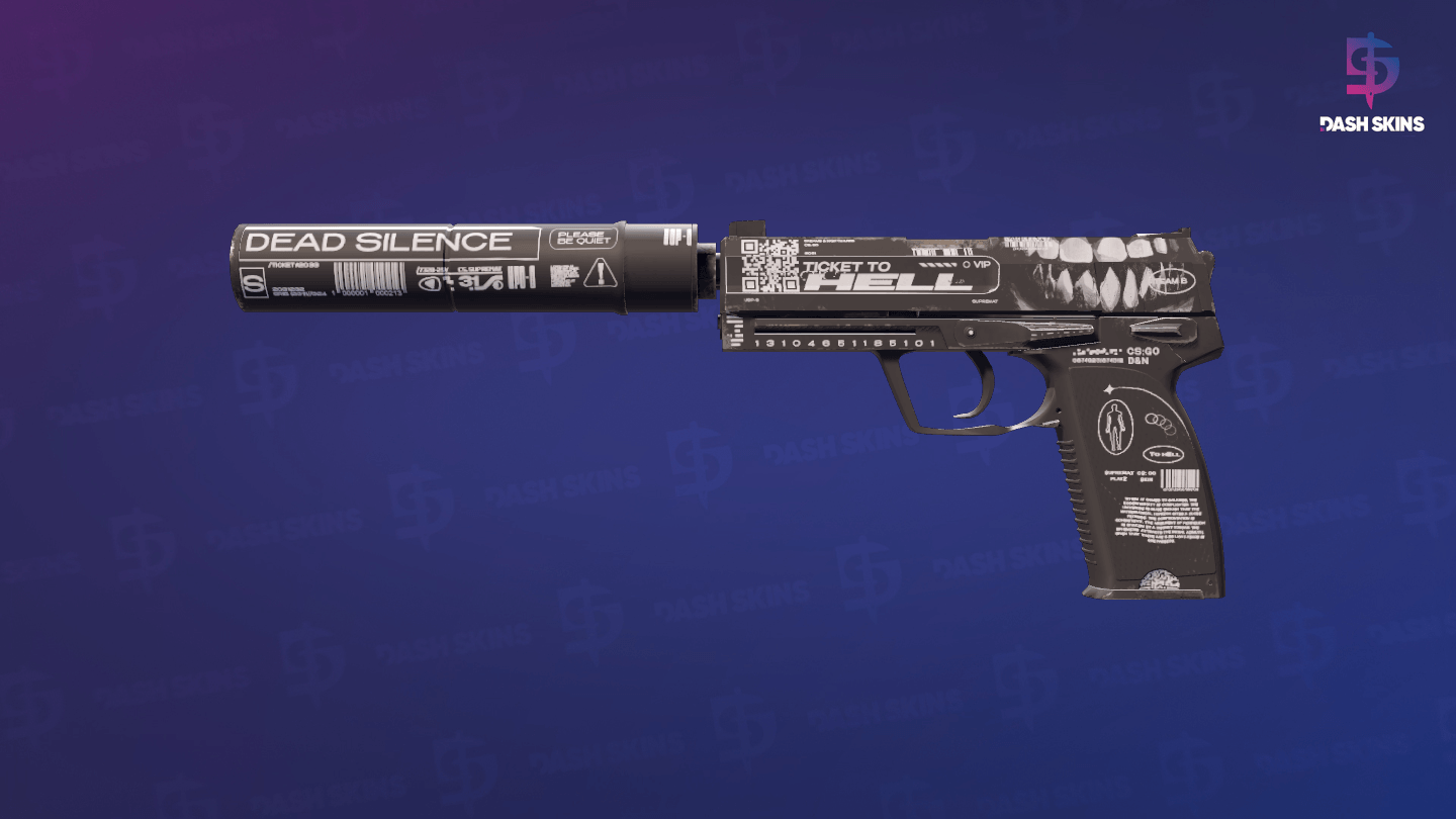 USP-S | Ticket to Hell (Minimal Wear) Screenshot Playside