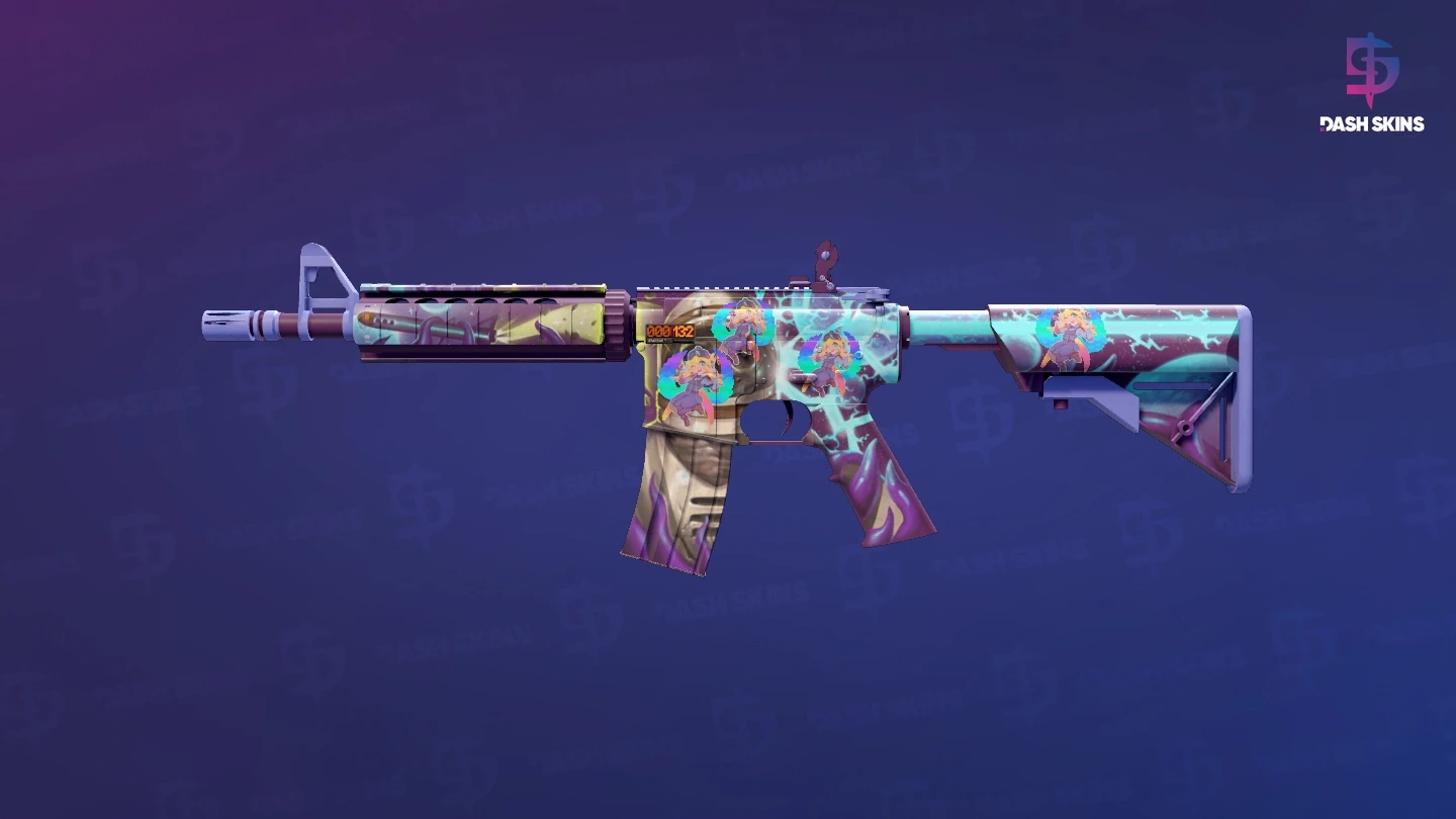 StatTrak™ M4A4 | Desolate Space (Field-Tested) Screenshot Playside