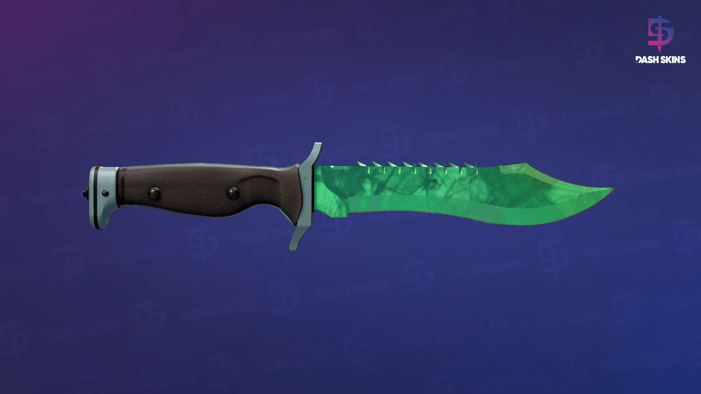 ★ Bowie Knife | Gamma Doppler (Factory New) - Emerald Screenshot Playside