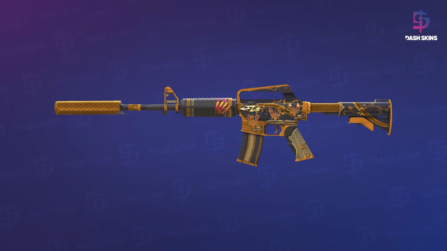 M4A1-S | Golden Coil (Field-Tested) Screenshot Playside