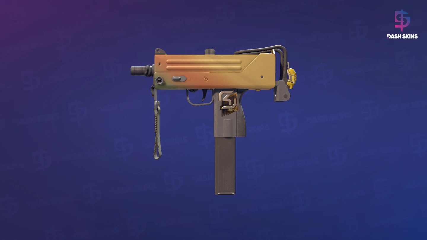 Souvenir MAC-10 | Amber Fade (Minimal Wear) Screenshot Playside