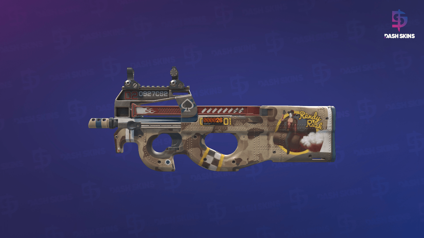 StatTrak™ P90 | Randy Rush (Field-Tested) Screenshot Playside