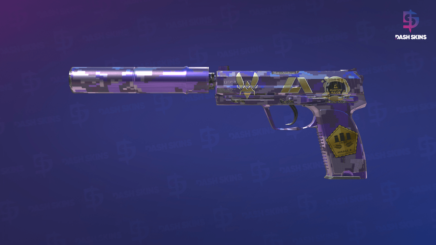 Souvenir USP-S | Purple DDPAT (Minimal Wear) Screenshot Playside