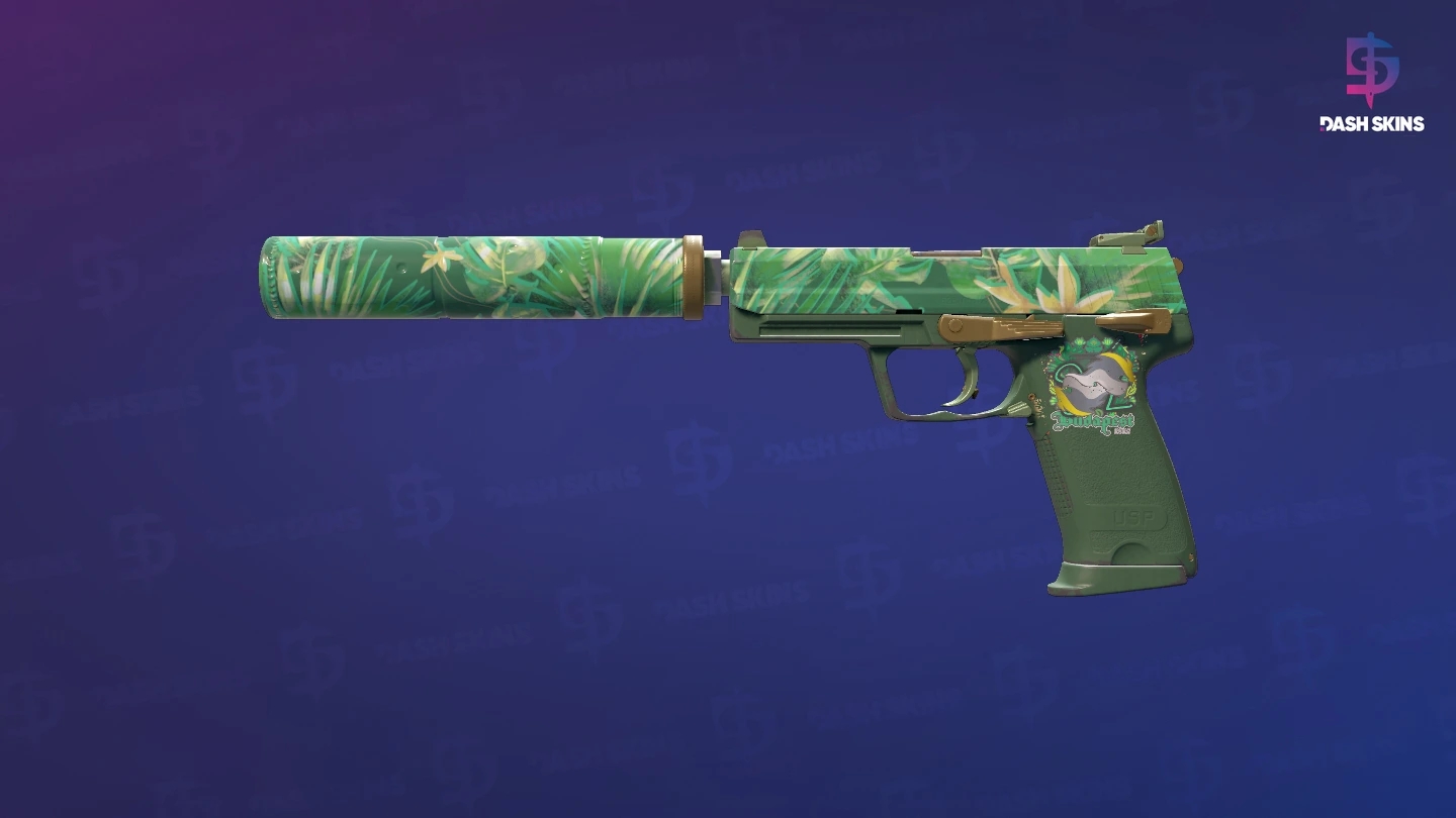 USP-S | Tropical Breeze (Minimal Wear) Screenshot Playside