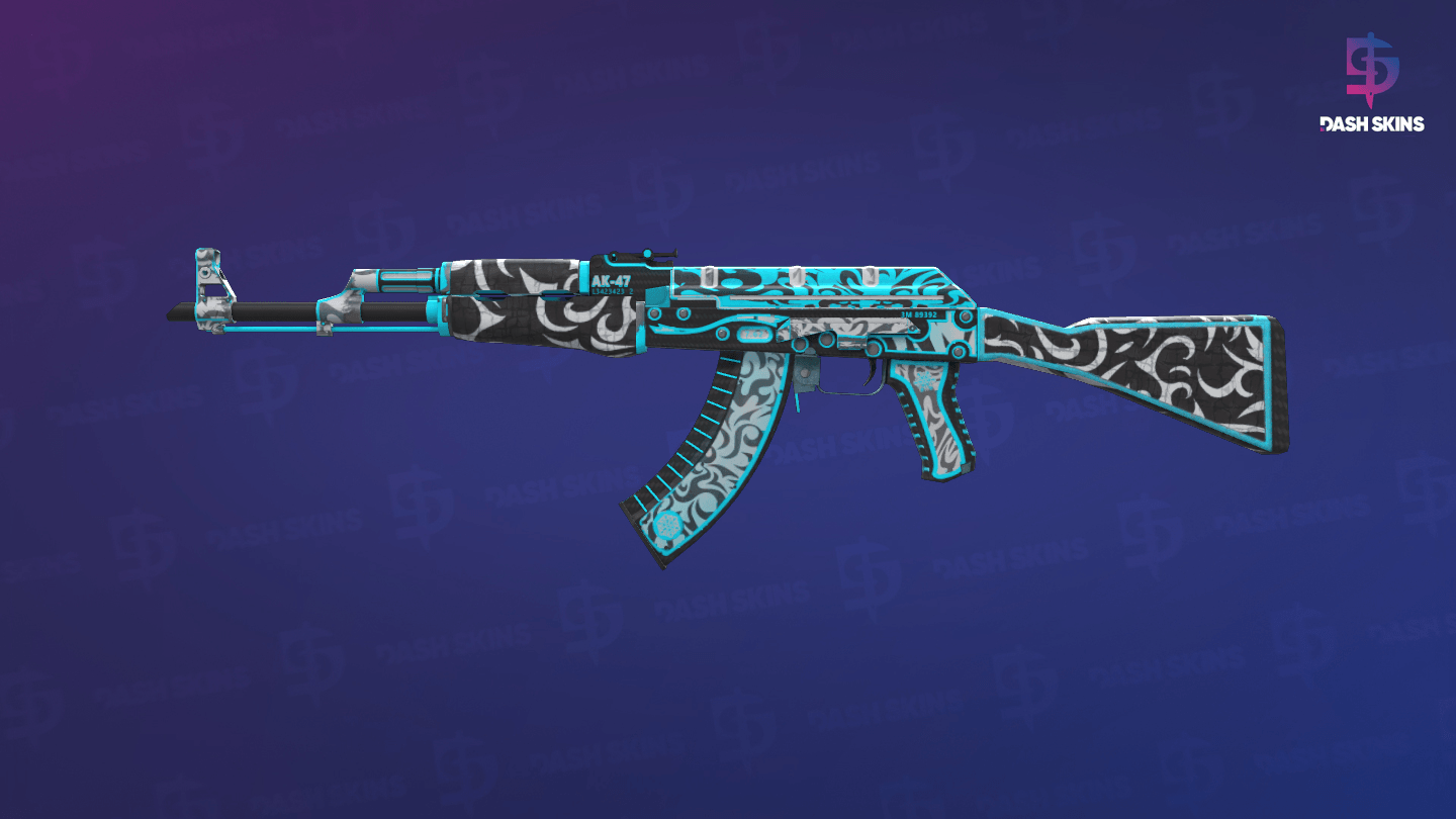 AK-47 | Frontside Misty (Minimal Wear) Screenshot Playside