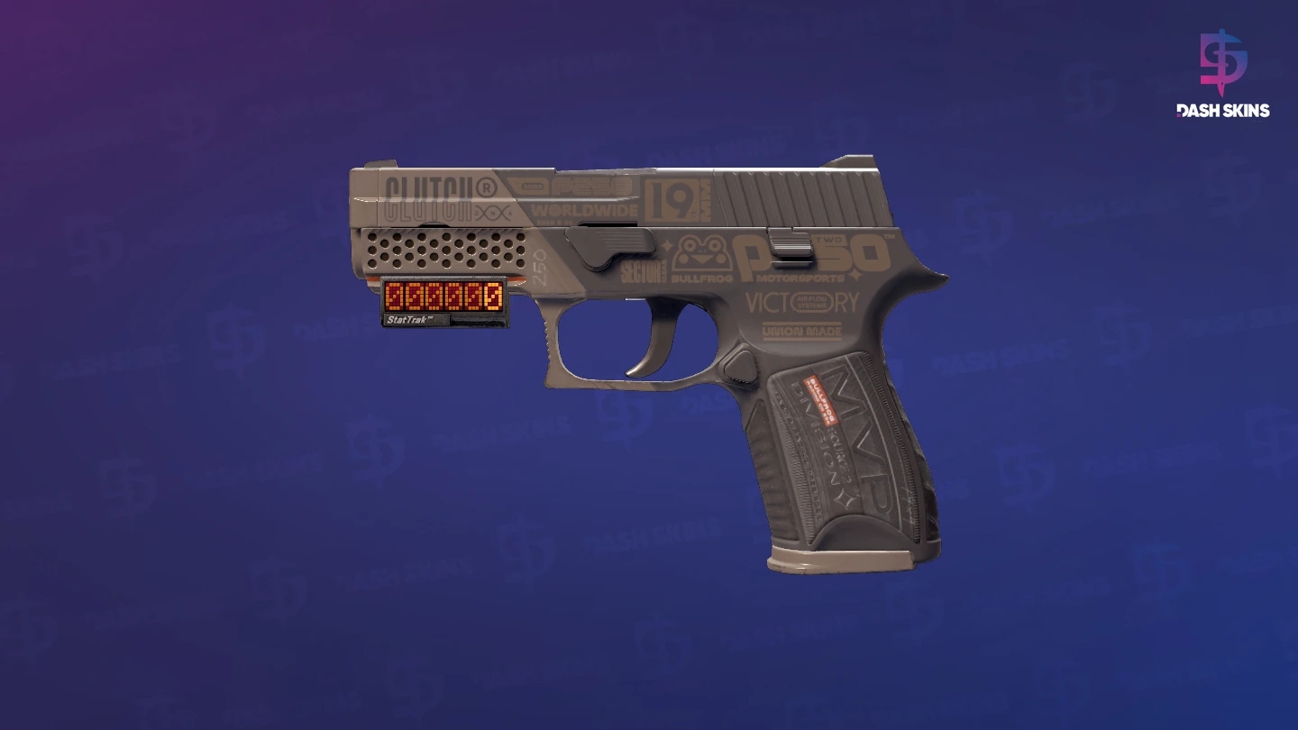 StatTrak™ P250 | Bullfrog (Minimal Wear) Screenshot Playside