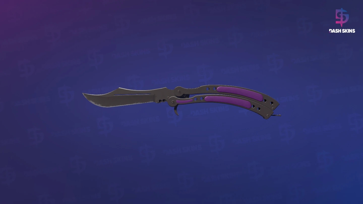 ★ Butterfly Knife | Ultraviolet (Field-Tested) Screenshot Playside
