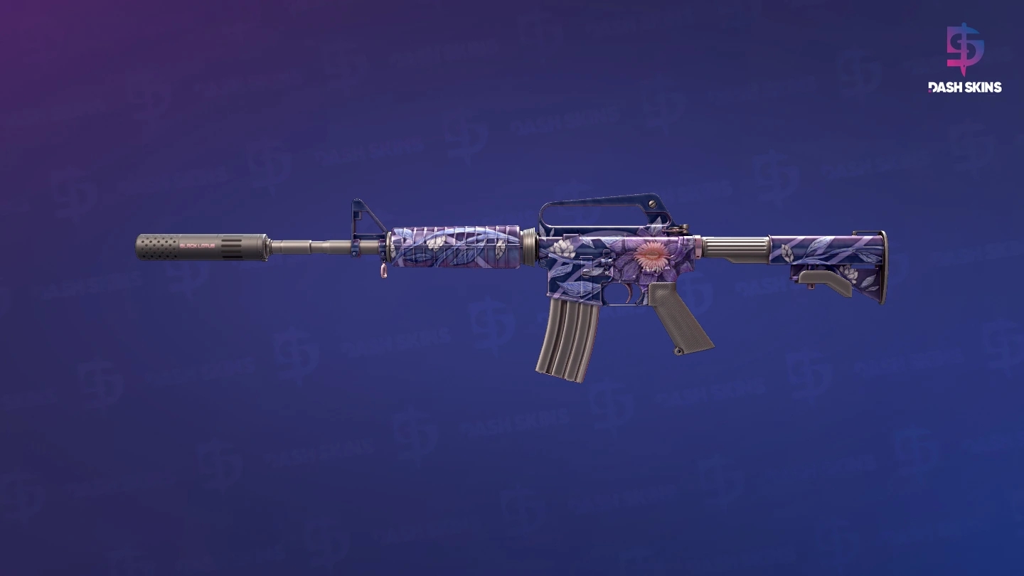 M4A1-S | Black Lotus (Minimal Wear) Screenshot Playside