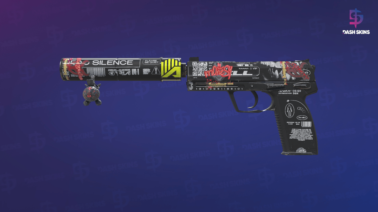 USP-S | Ticket to Hell (Minimal Wear) Screenshot Playside