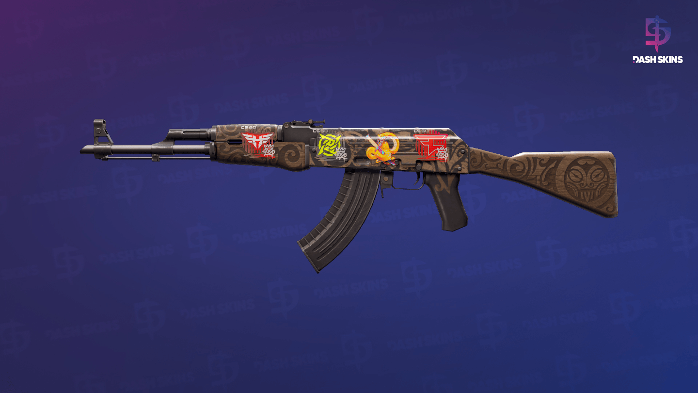 AK-47 | Uncharted (Minimal Wear) Screenshot Playside