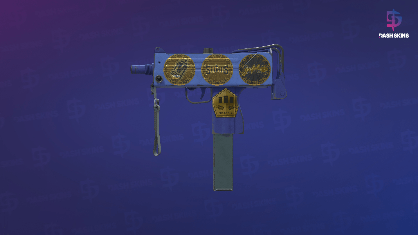 Souvenir MAC-10 | Indigo (Field-Tested) Screenshot Playside