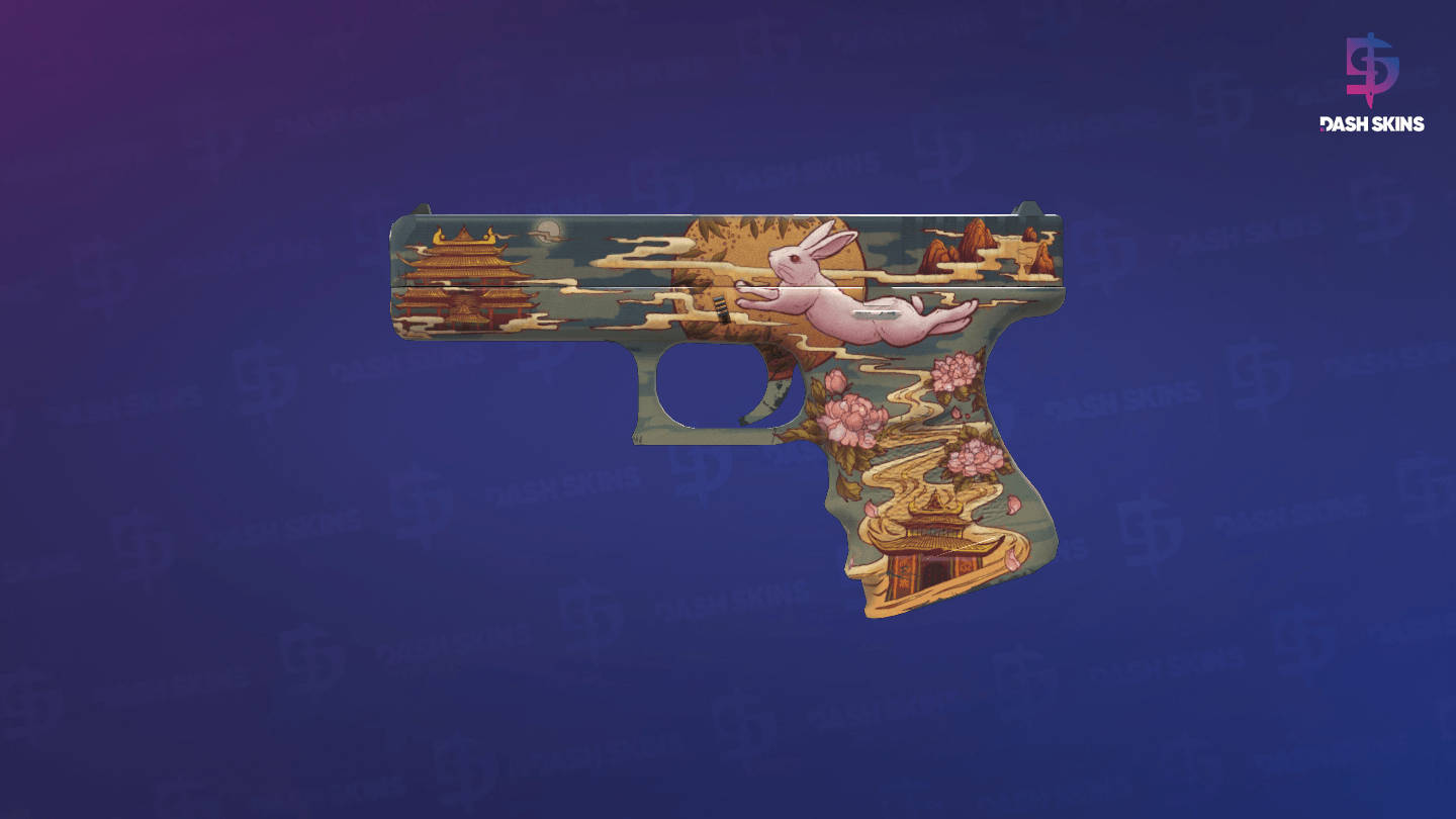 Glock-18 | Umbral Rabbit (Minimal Wear) Screenshot Playside
