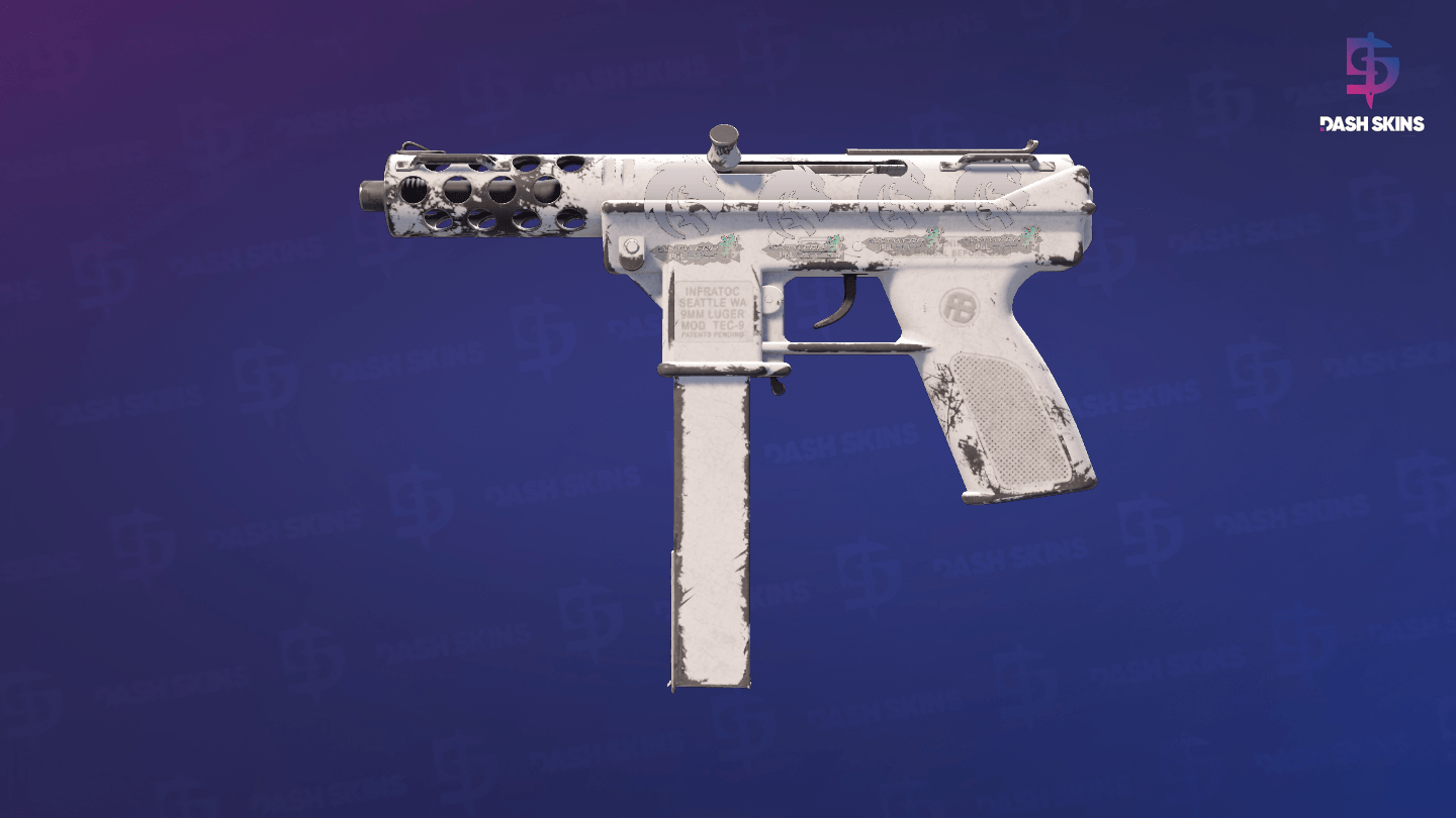 Tec-9 | Whiteout (Field-Tested) Screenshot Playside